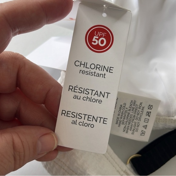 Jantzen Bikini Swim Top White Black Size 6 - Picture 13 of 13